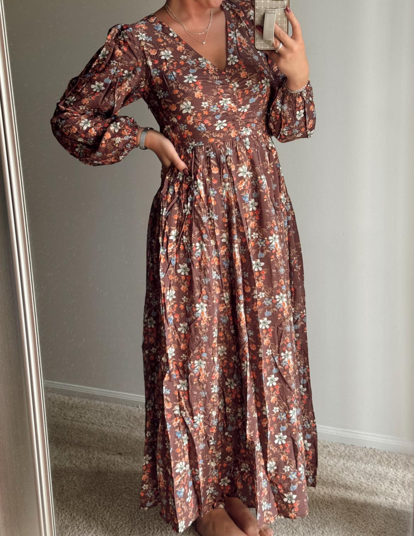 Aurora Floral Maxi Dress