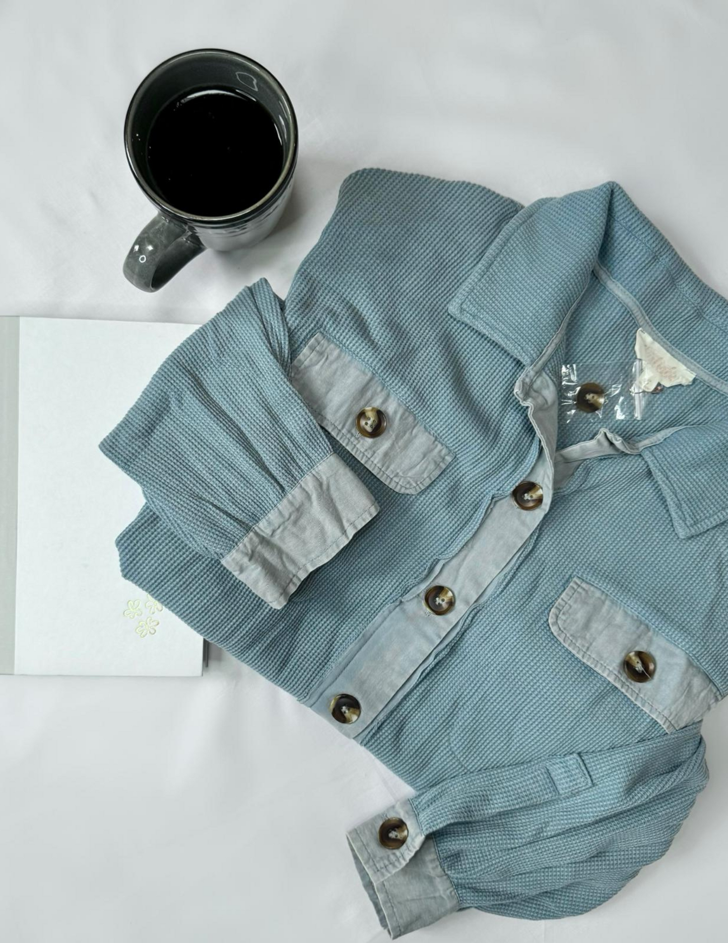 Beverly Vintage Washed Ribbed Shacket