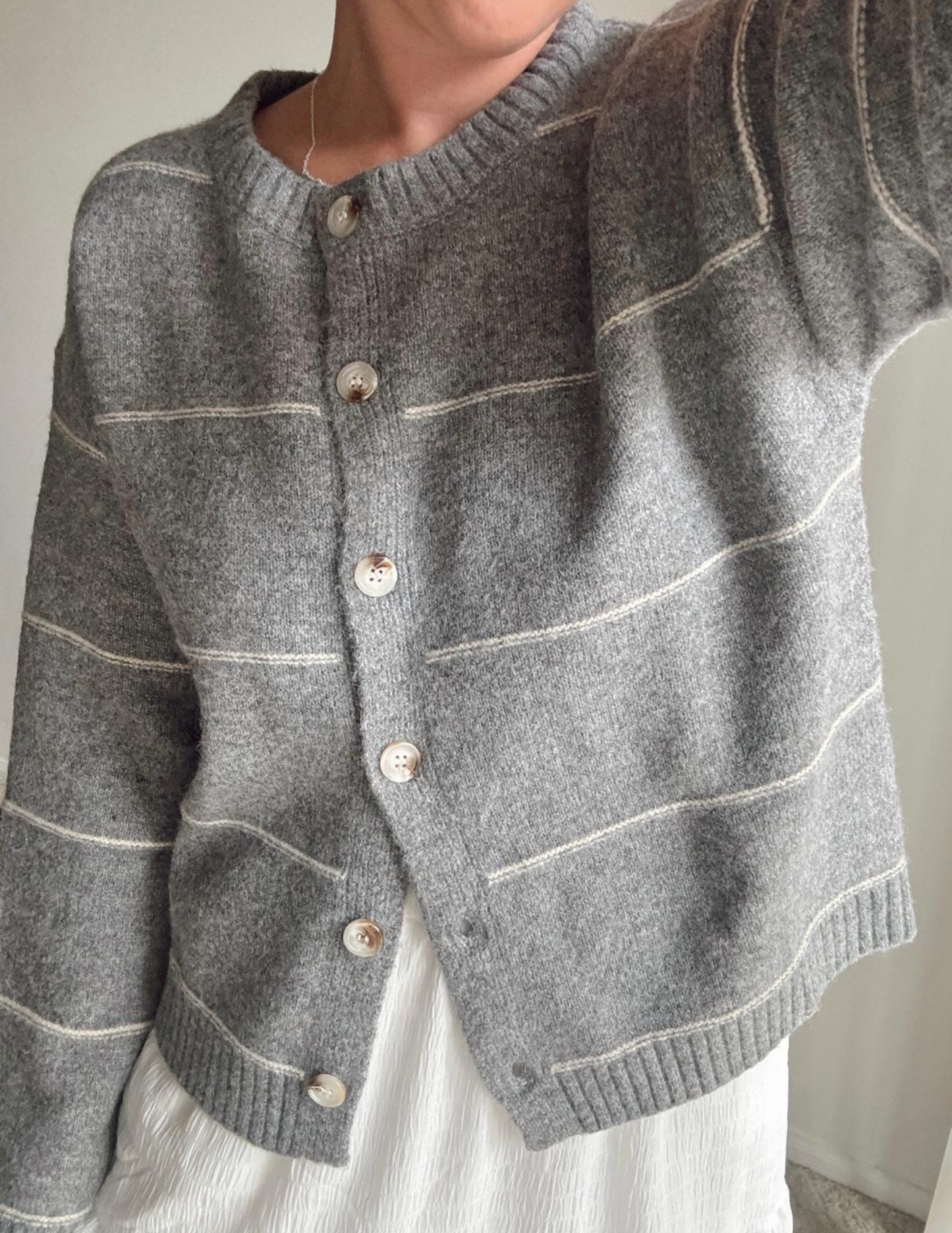 Blake Striped Cardigan