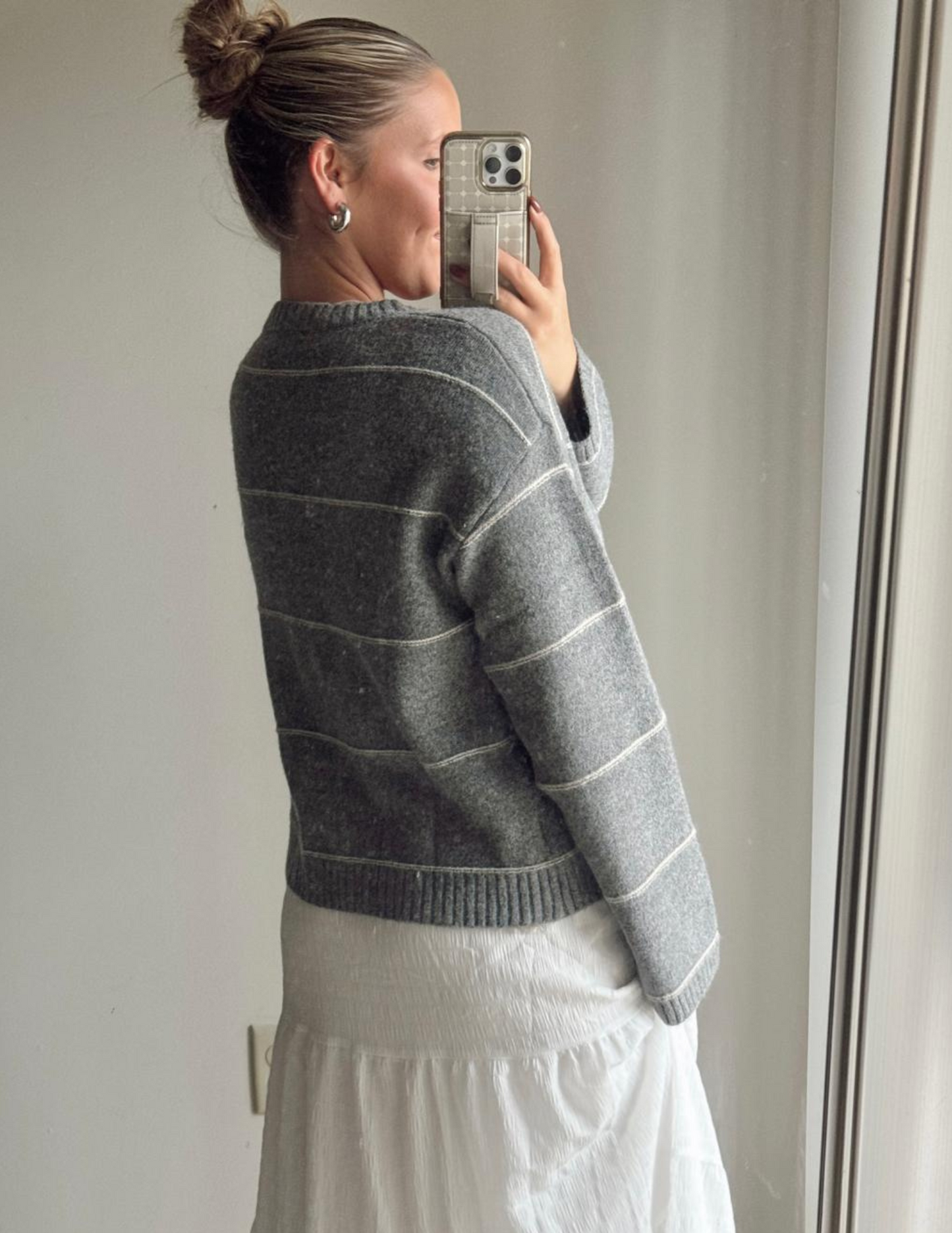 Blake Striped Cardigan