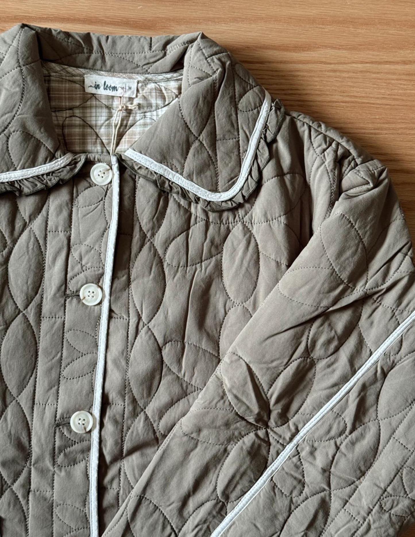 Oaklynn Quilted Collared Jacket