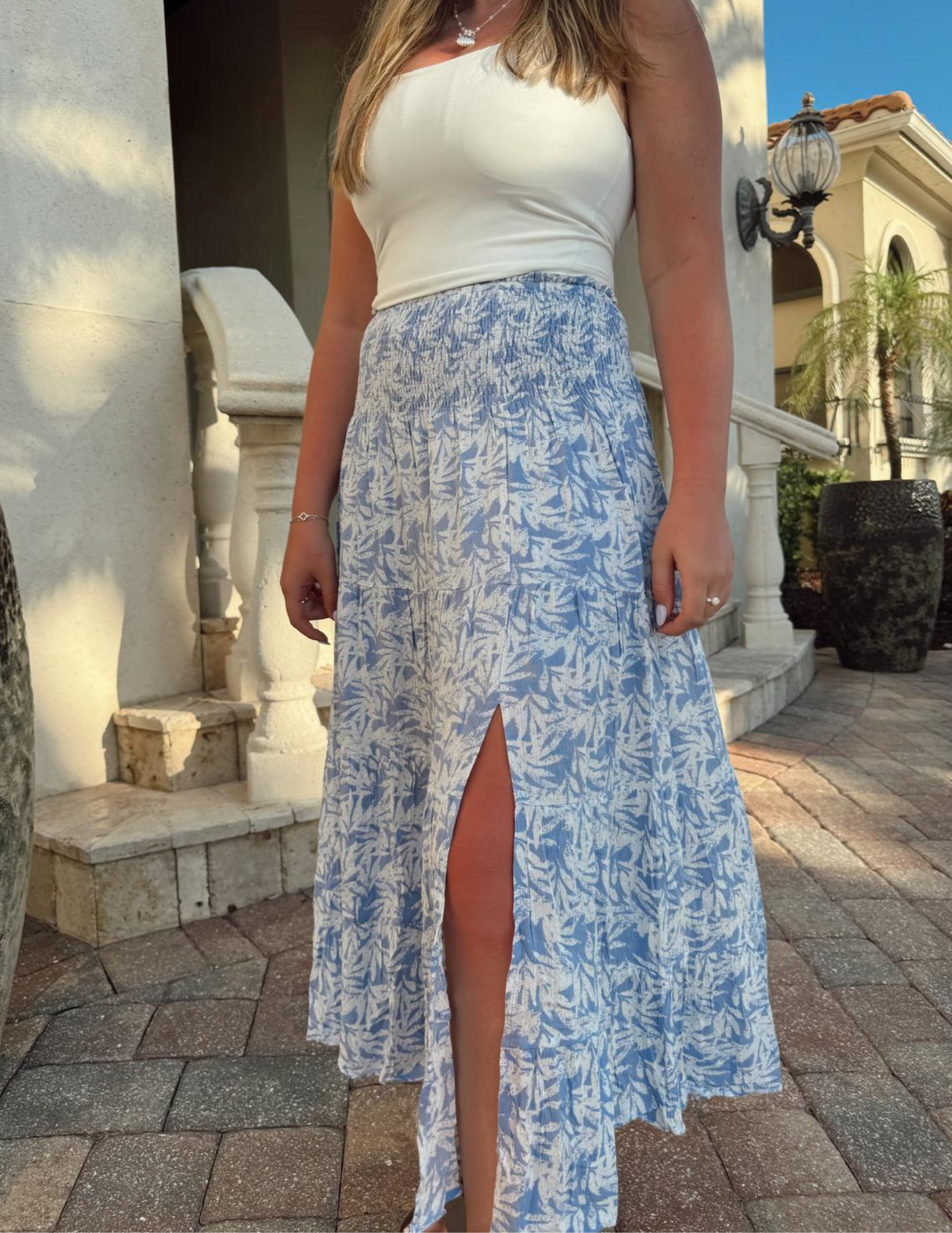 Sadie Midi Skirt with Slit