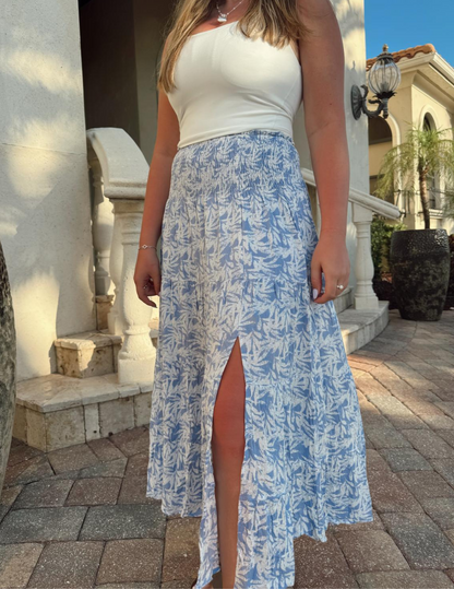 Sadie Midi Skirt with Slit